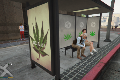 Weed Bus Stop